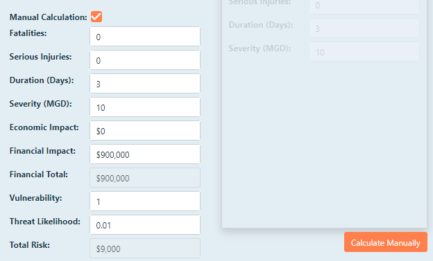 Flood calculator