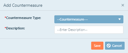 New countermeasure window