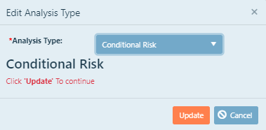 Conditional risk update